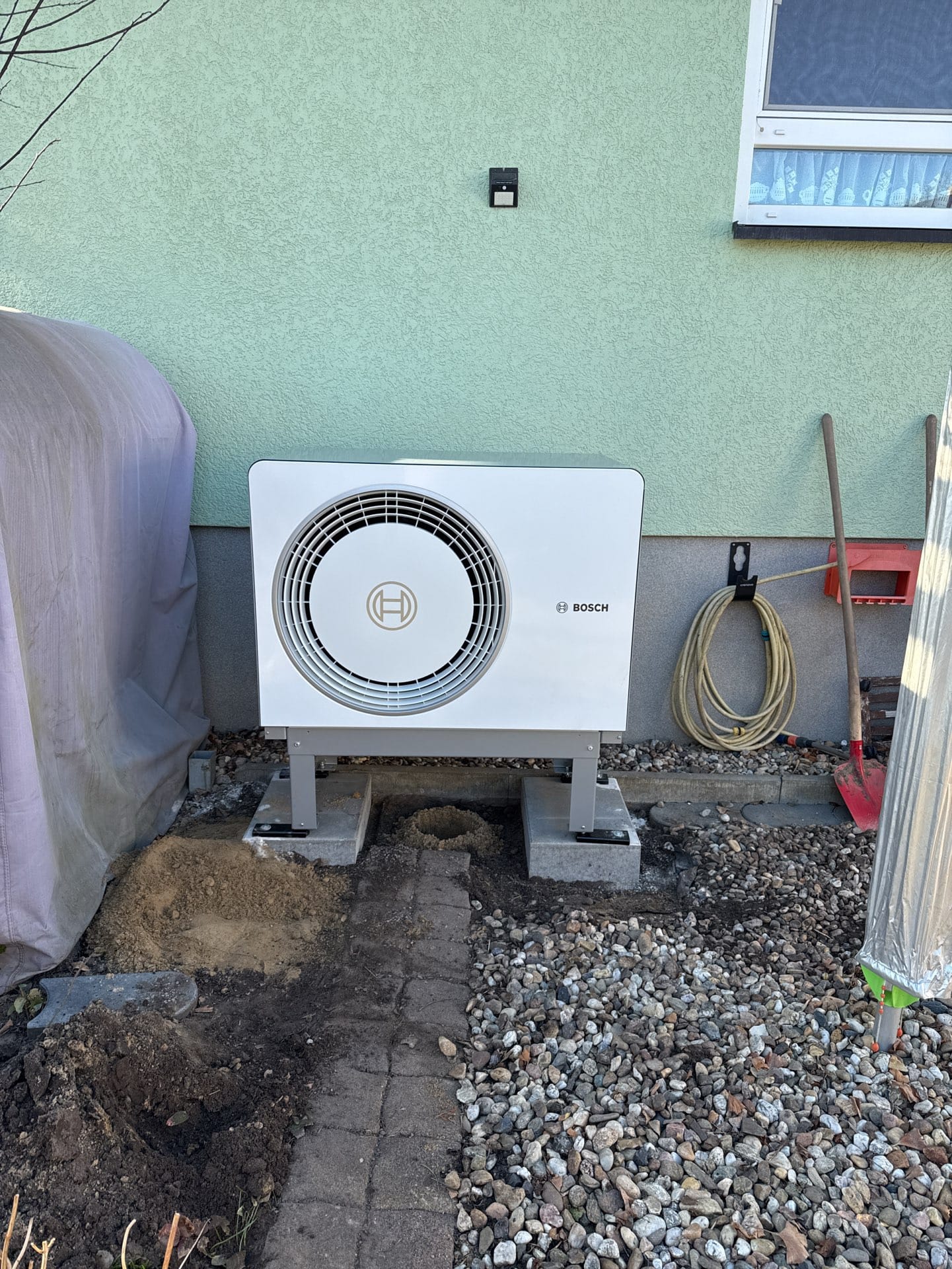 Bosch Wärmepumpe – Außenaufstellung